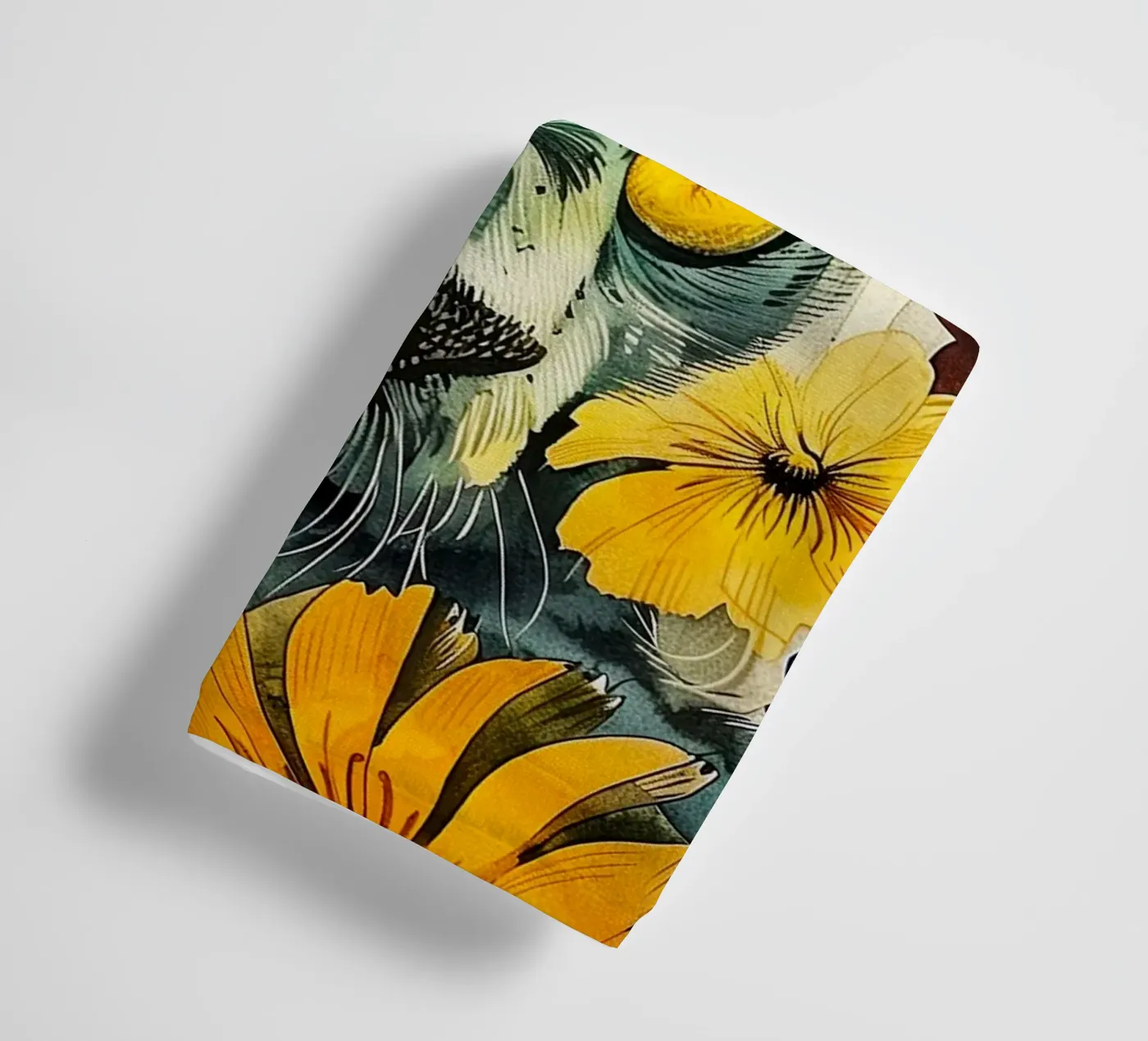 Black cat towel by Lionmixart