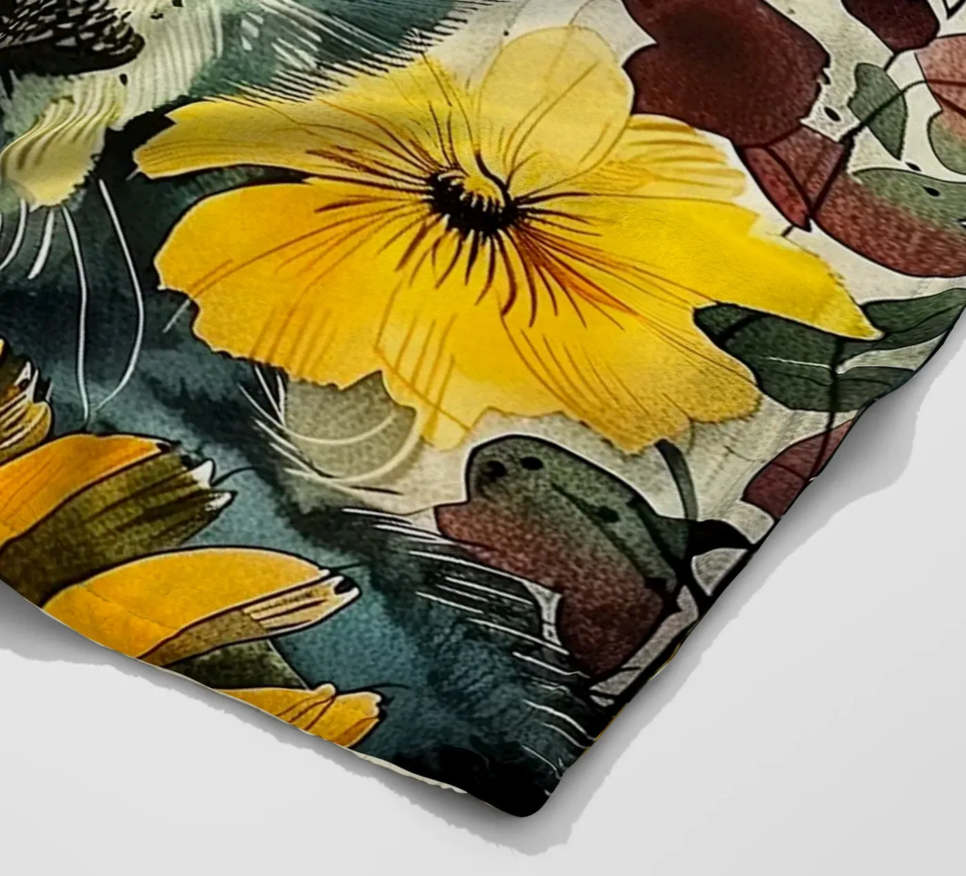 Black cat fleece blanket by Lionmixart