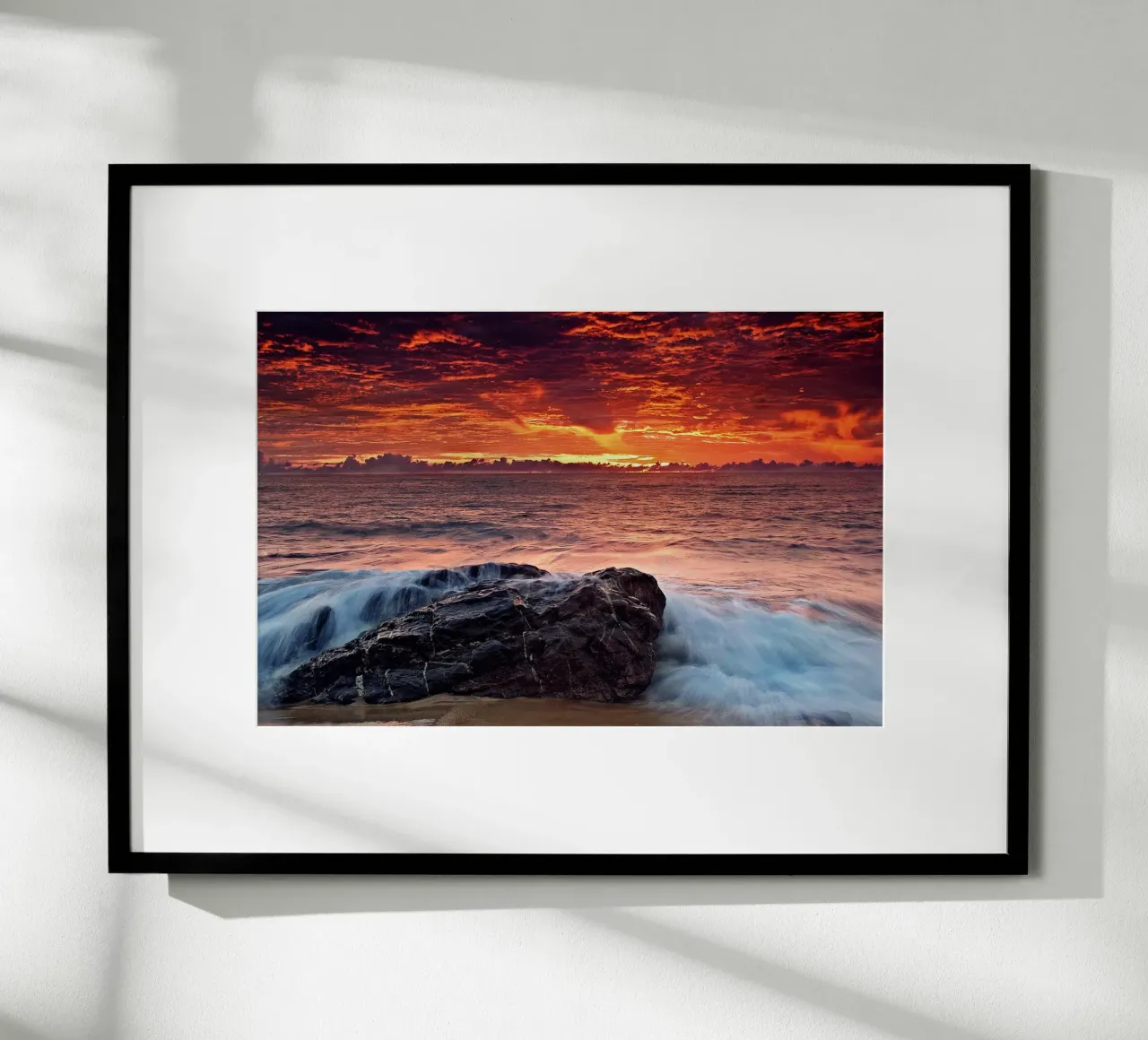 Marea di fuoco poster da PhotoVibe Decor