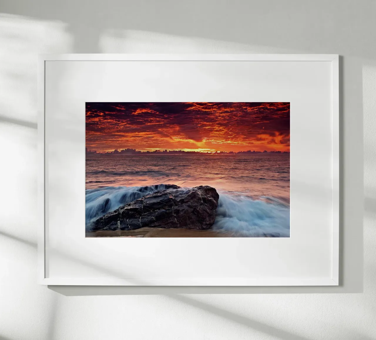 Marea di fuoco poster da PhotoVibe Decor