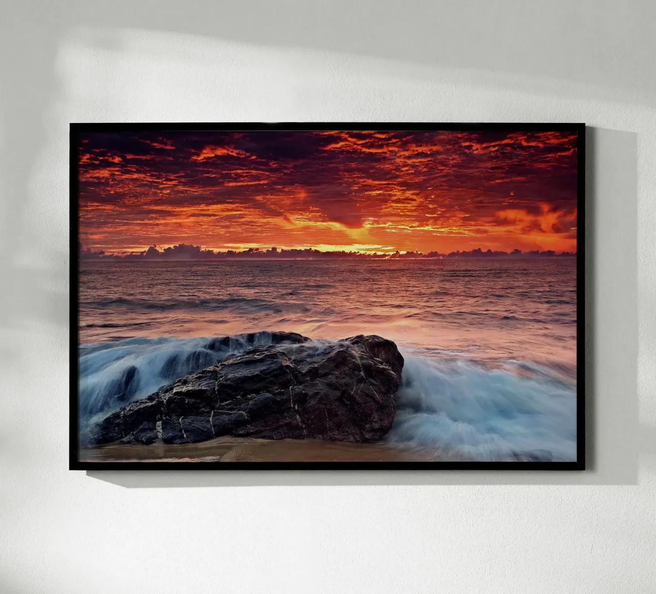 Marea di fuoco poster da PhotoVibe Decor