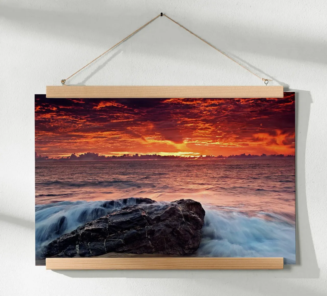 Marea di fuoco poster da PhotoVibe Decor