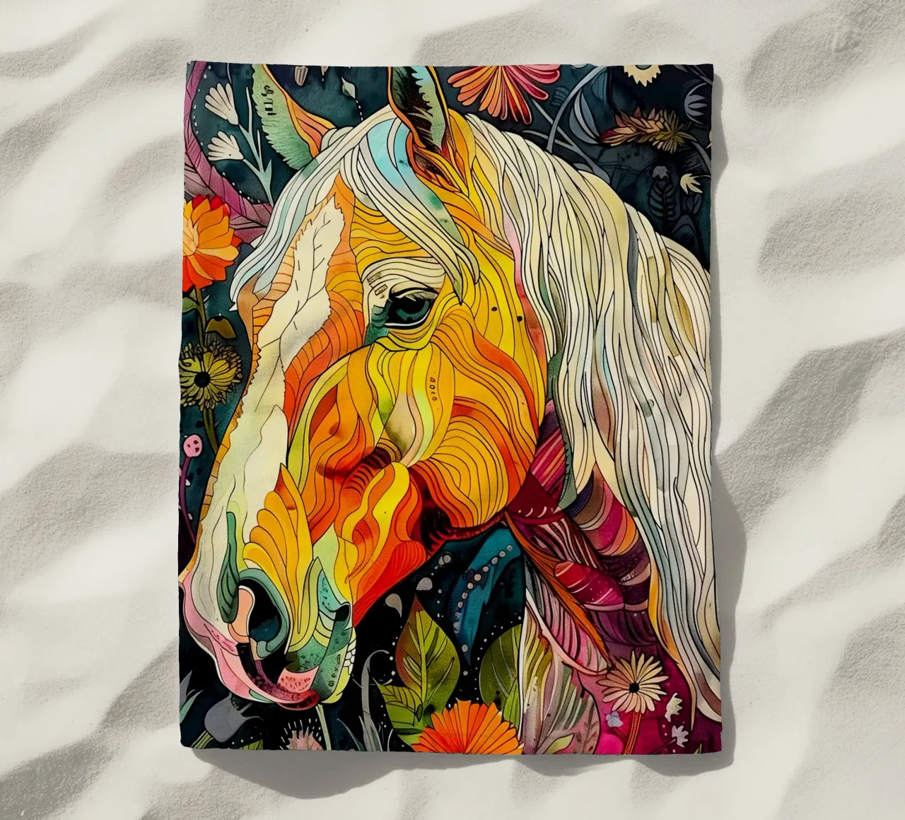 Cavallo telo mare da Lionmixart