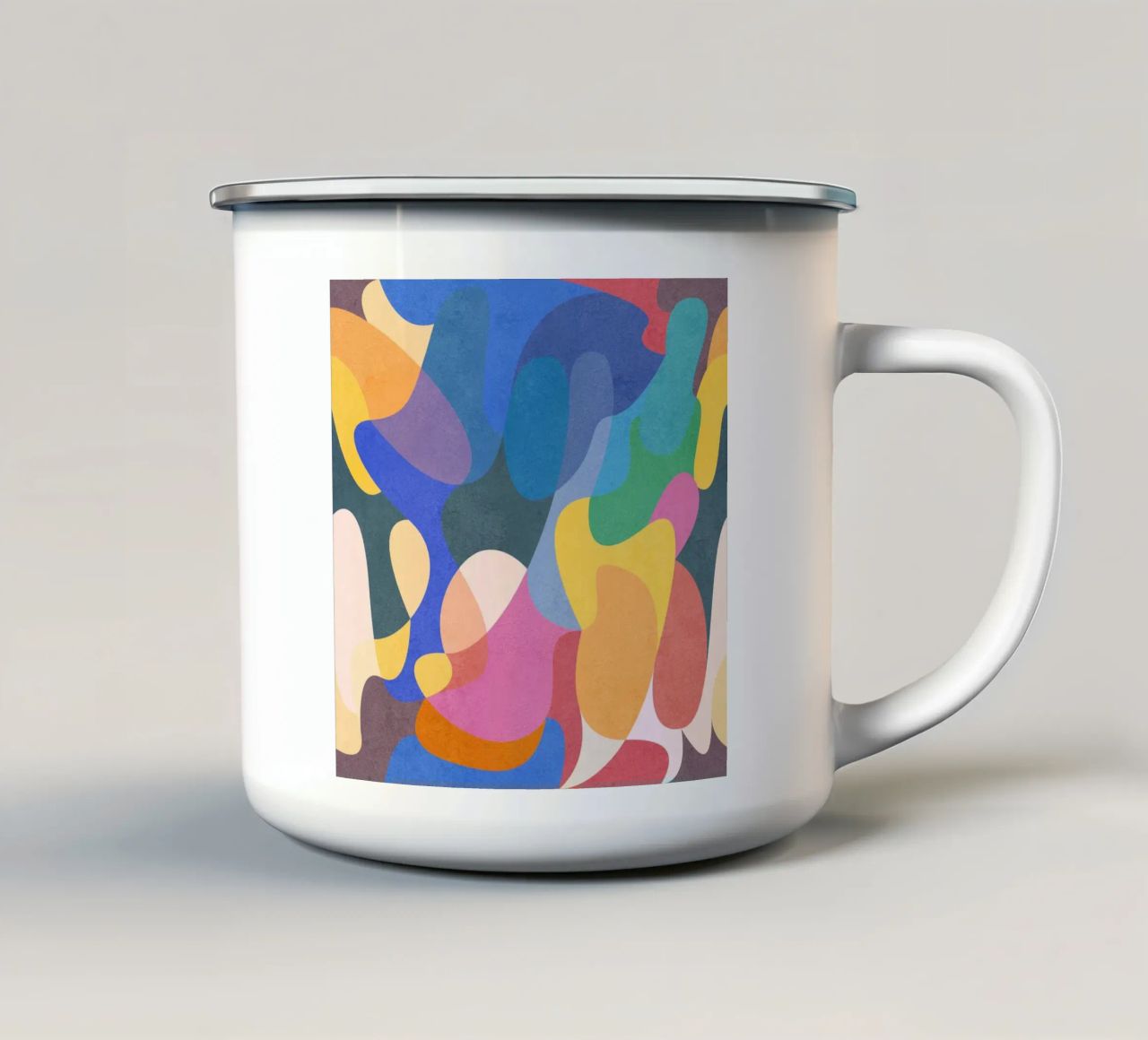 Colori e vibrazioni tazza in smalto da lovely lines