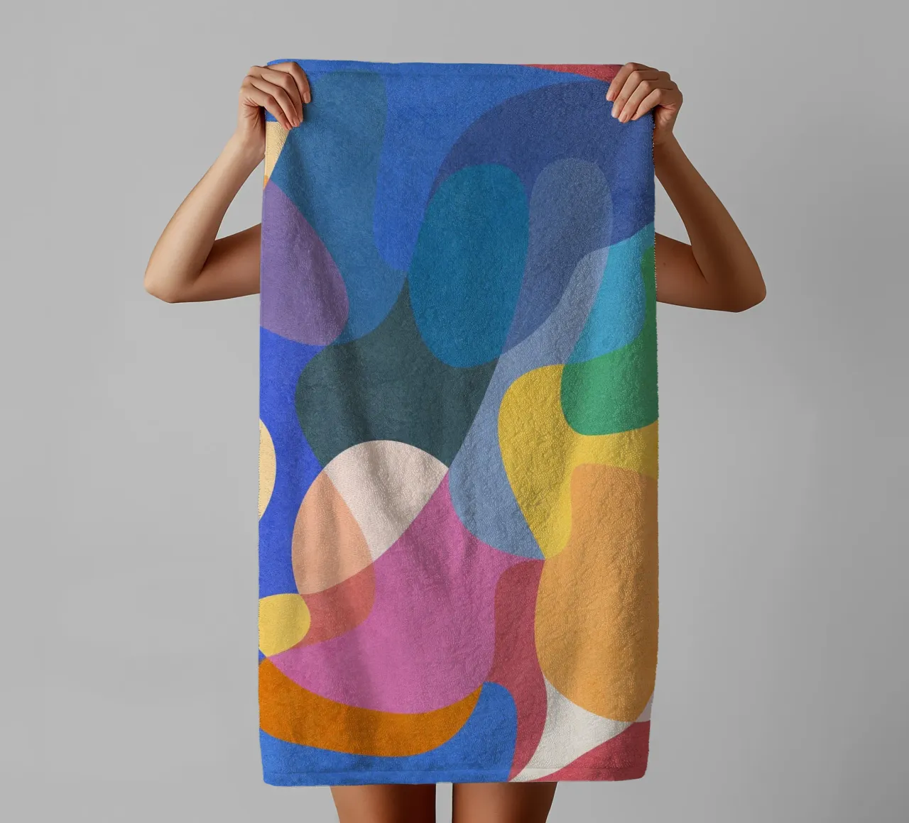 Colors And Vibes towel by lovely lines
