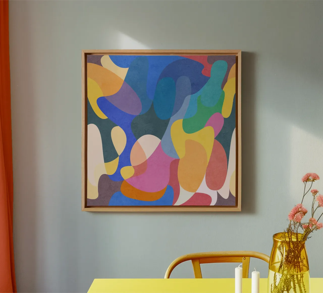 Colors And Vibes canvas by lovely lines