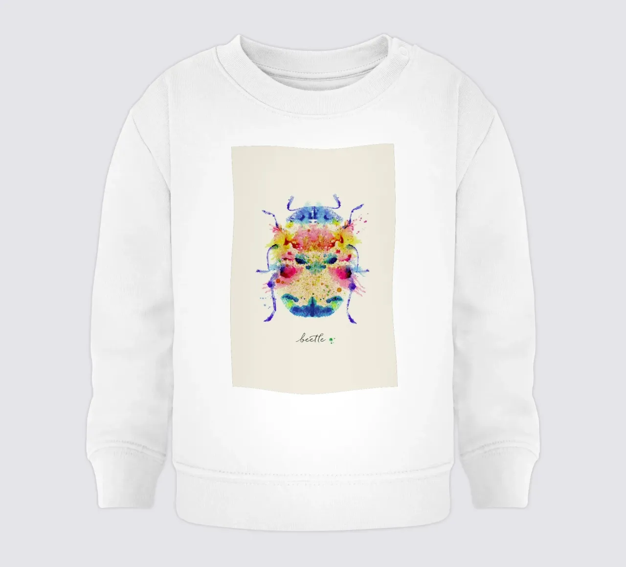 Ink Beetle Psychadelic felpa neonato da Flora & Fauna