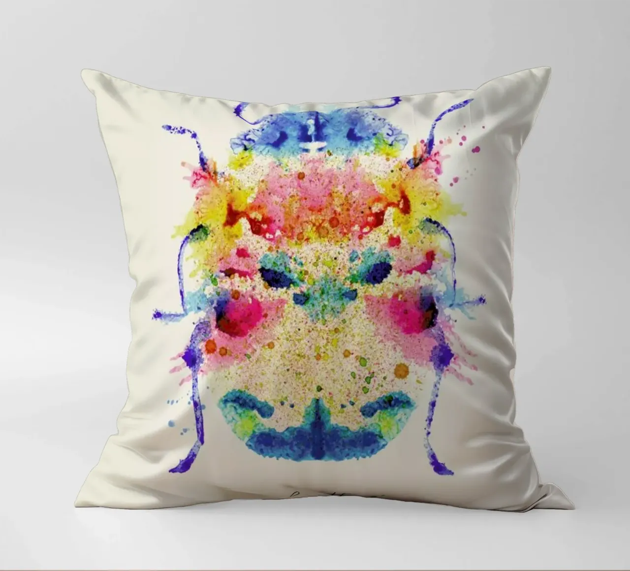 Ink Beetle Psychadelic cuscino da Flora & Fauna