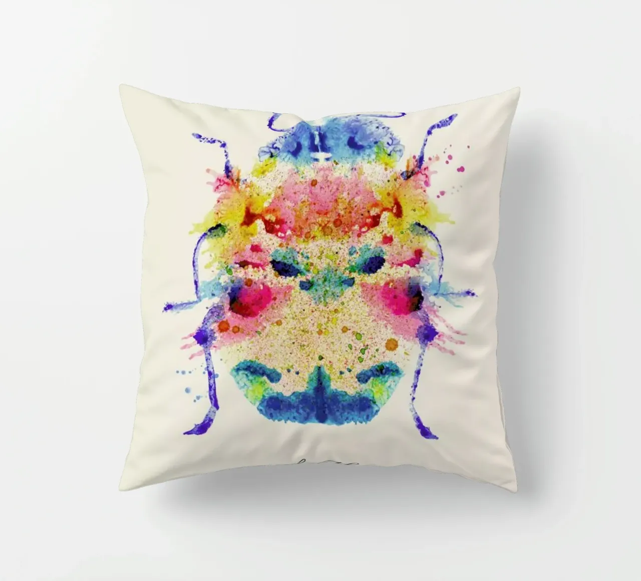 Ink Beetle Psychadelic cuscino da Flora & Fauna