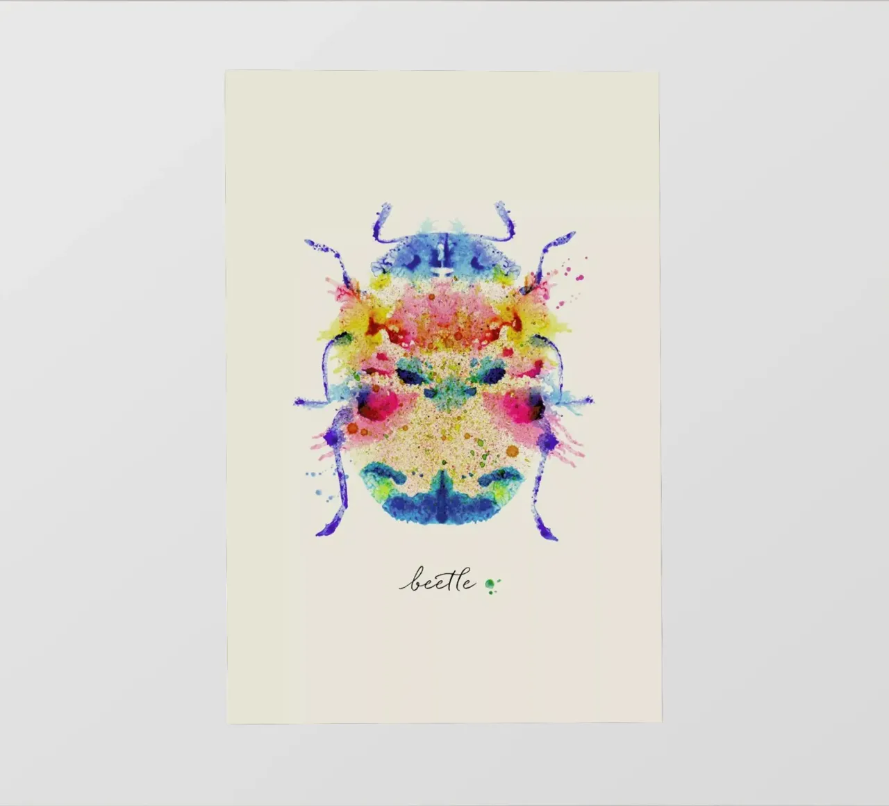 Ink Beetle Psychadelic pellicola backlit da Flora & Fauna