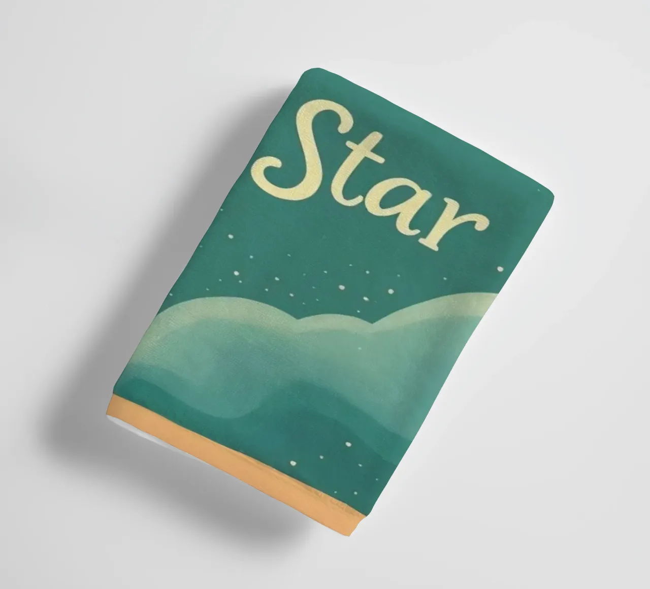 Œuvre d'art Twinkle Twinkle Little Star représentant une nuit de rêve serviette de bain de DesignDoodle