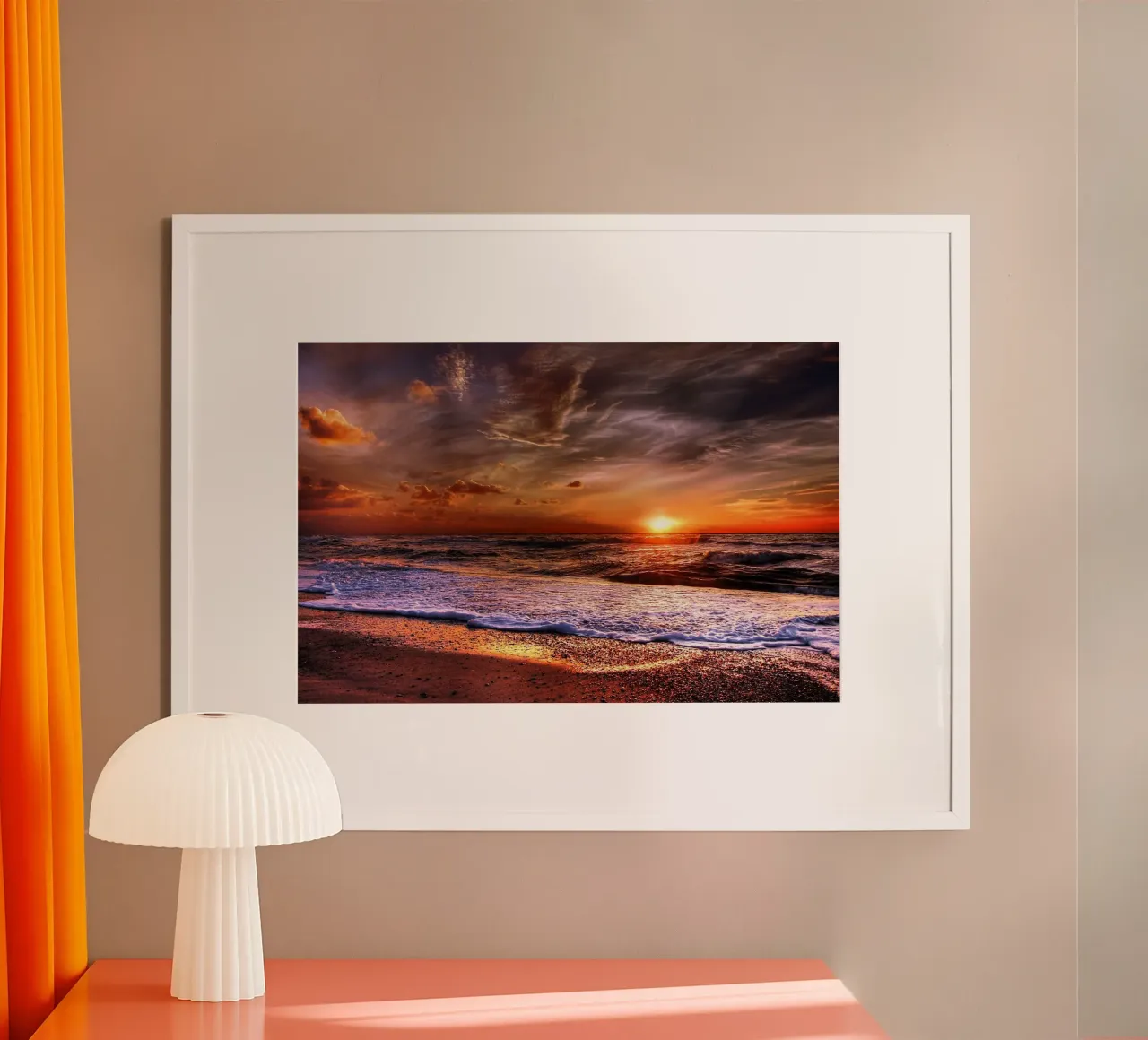 Costa del Fuoco carta hahnemühle da PhotoVibe Decor