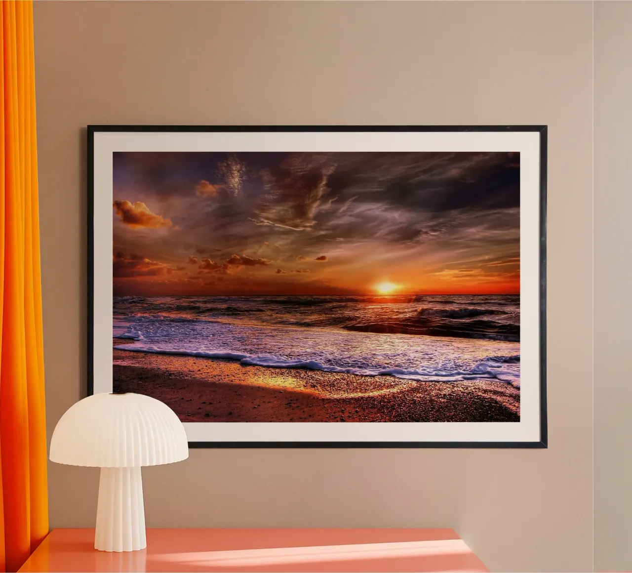 Costa del Fuoco carta hahnemühle da PhotoVibe Decor