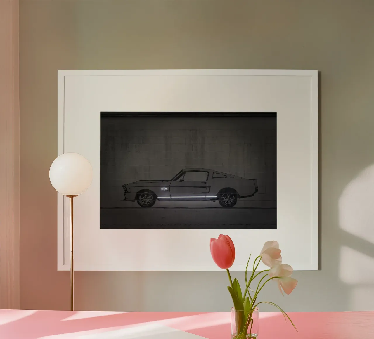 Eleanor poster con telaio in plastica da Octavian