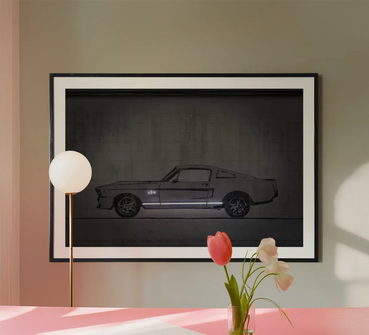 Eleanor poster con telaio in plastica da Octavian