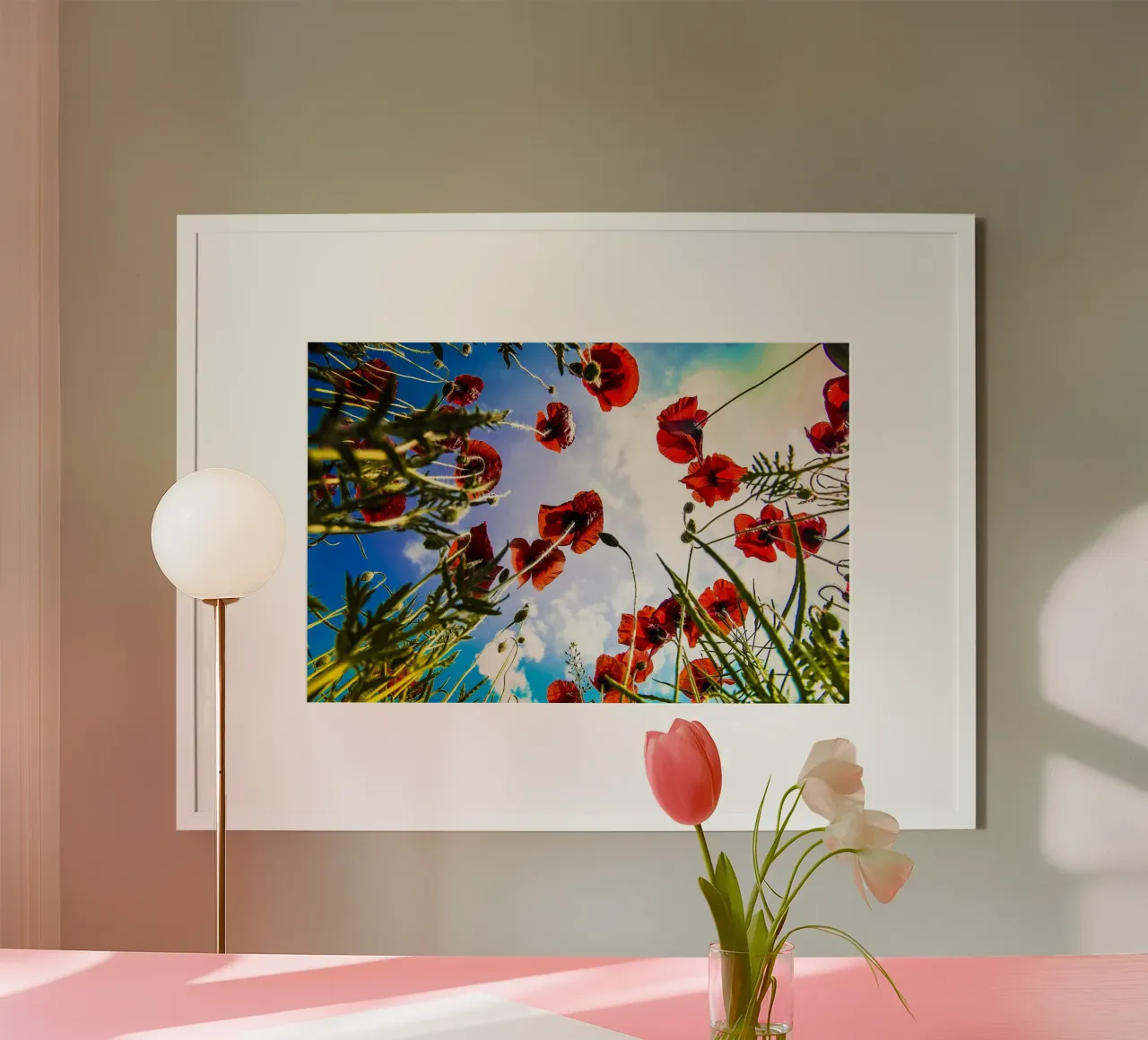Papaveri del cielo poster da PhotoVibe Decor
