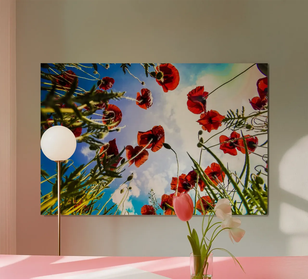 Papaveri del cielo poster da PhotoVibe Decor
