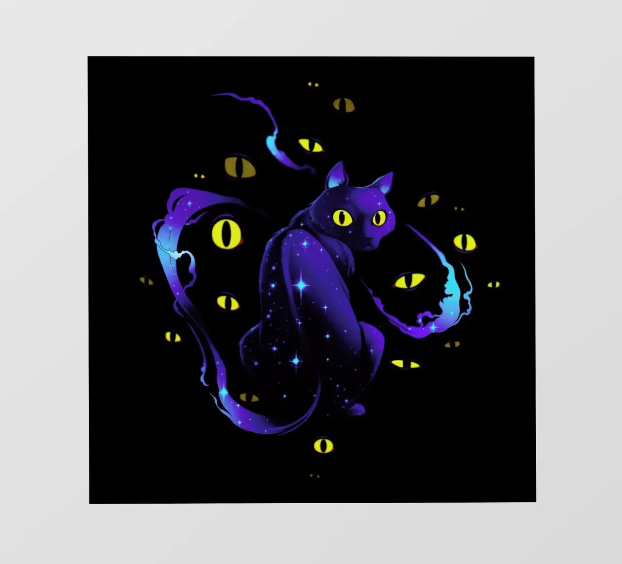 Mystic Cat pellicola backlit da Tobe Fonseca