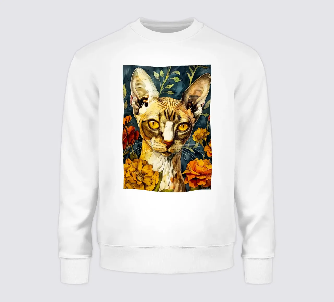 Giglio di gatto felpa da Lionmixart