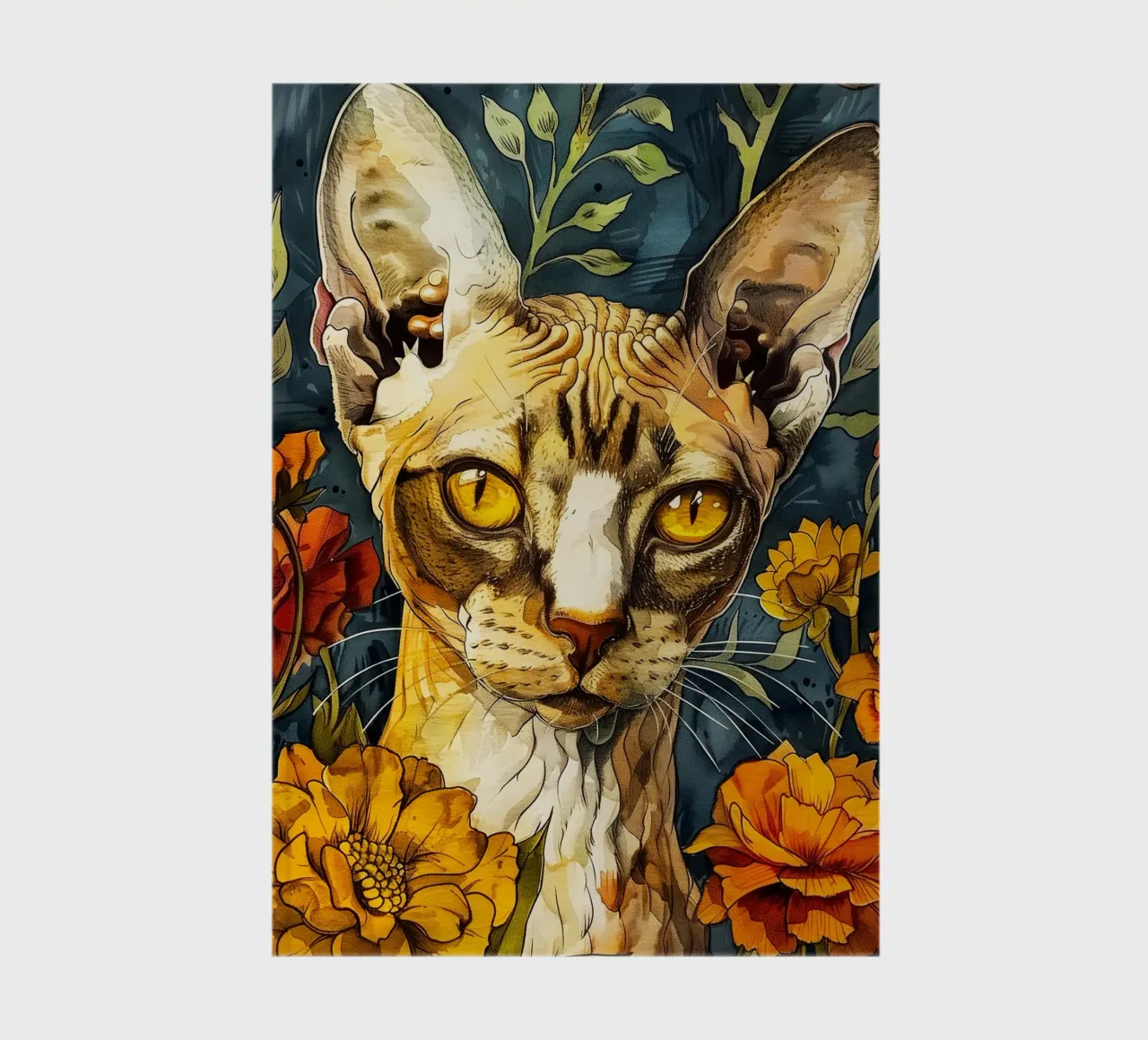 Cat Lily notebook by Lionmixart