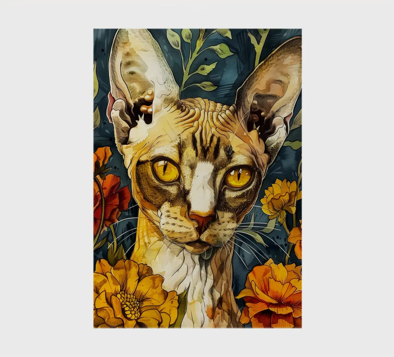 Cat Lily notebook by Lionmixart