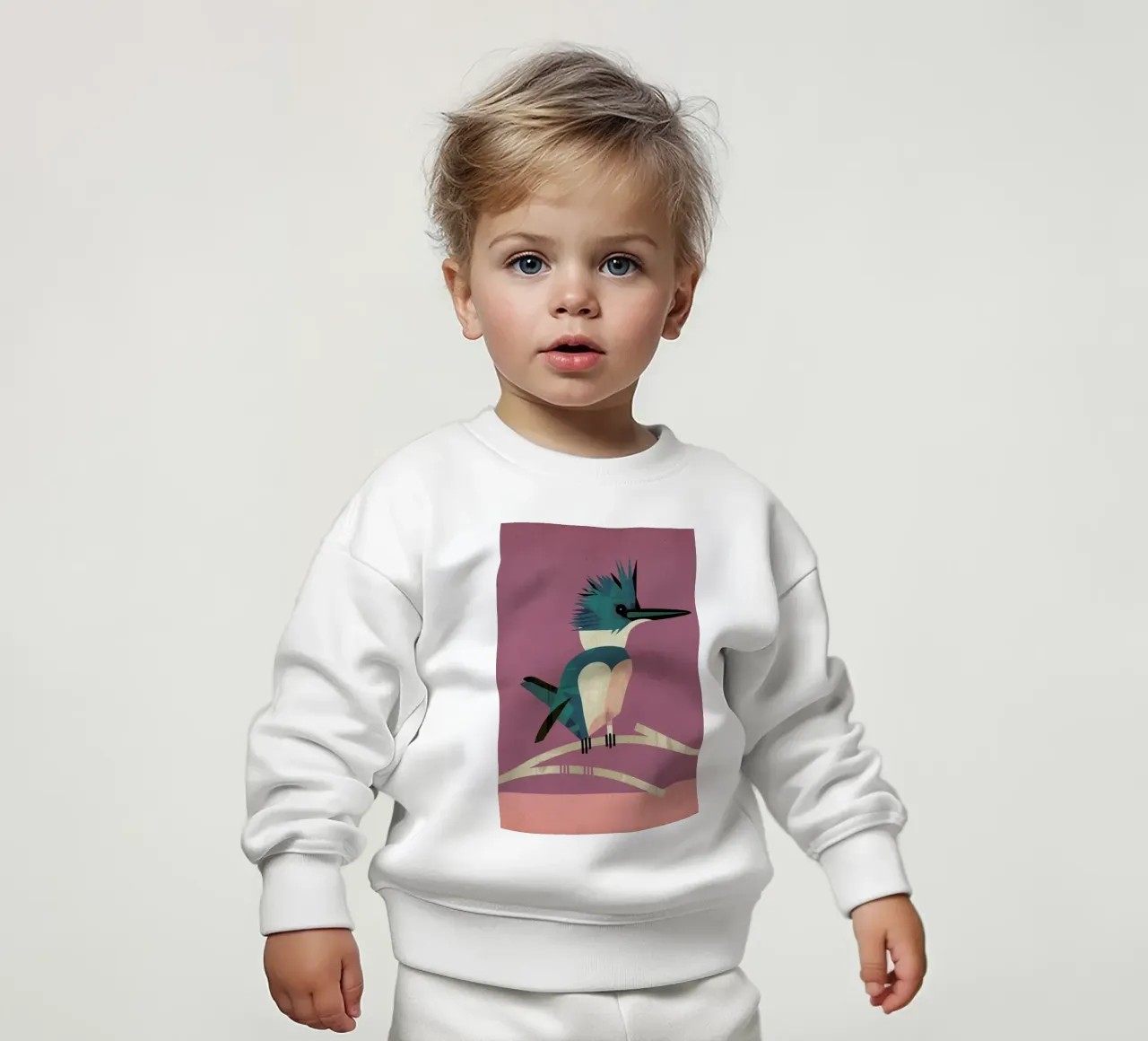 Kingfisher felpa neonato da Dieter Braun