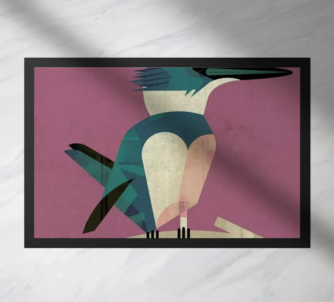 Kingfisher deurmat van Dieter Braun