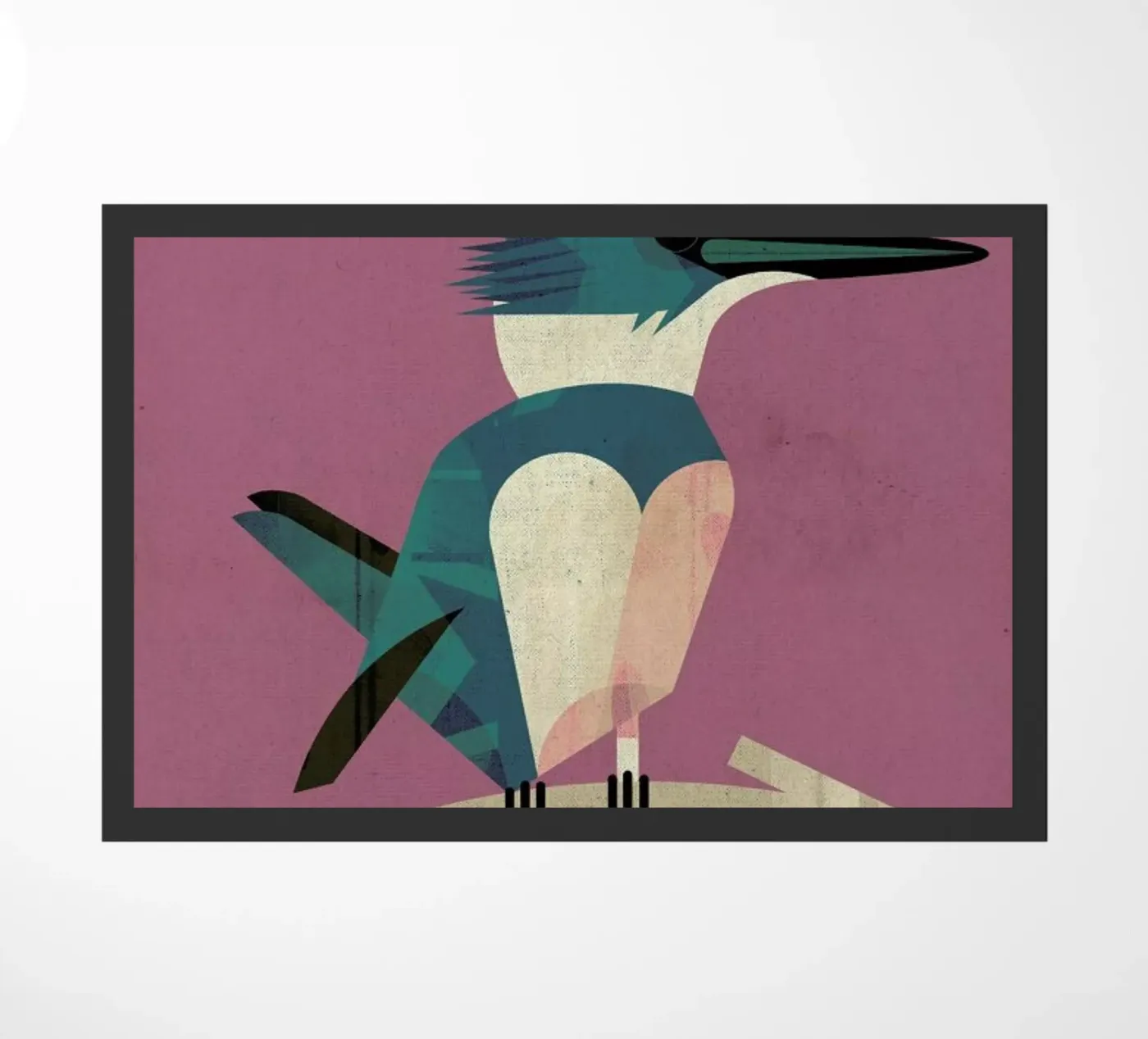 Kingfisher deurmat van Dieter Braun