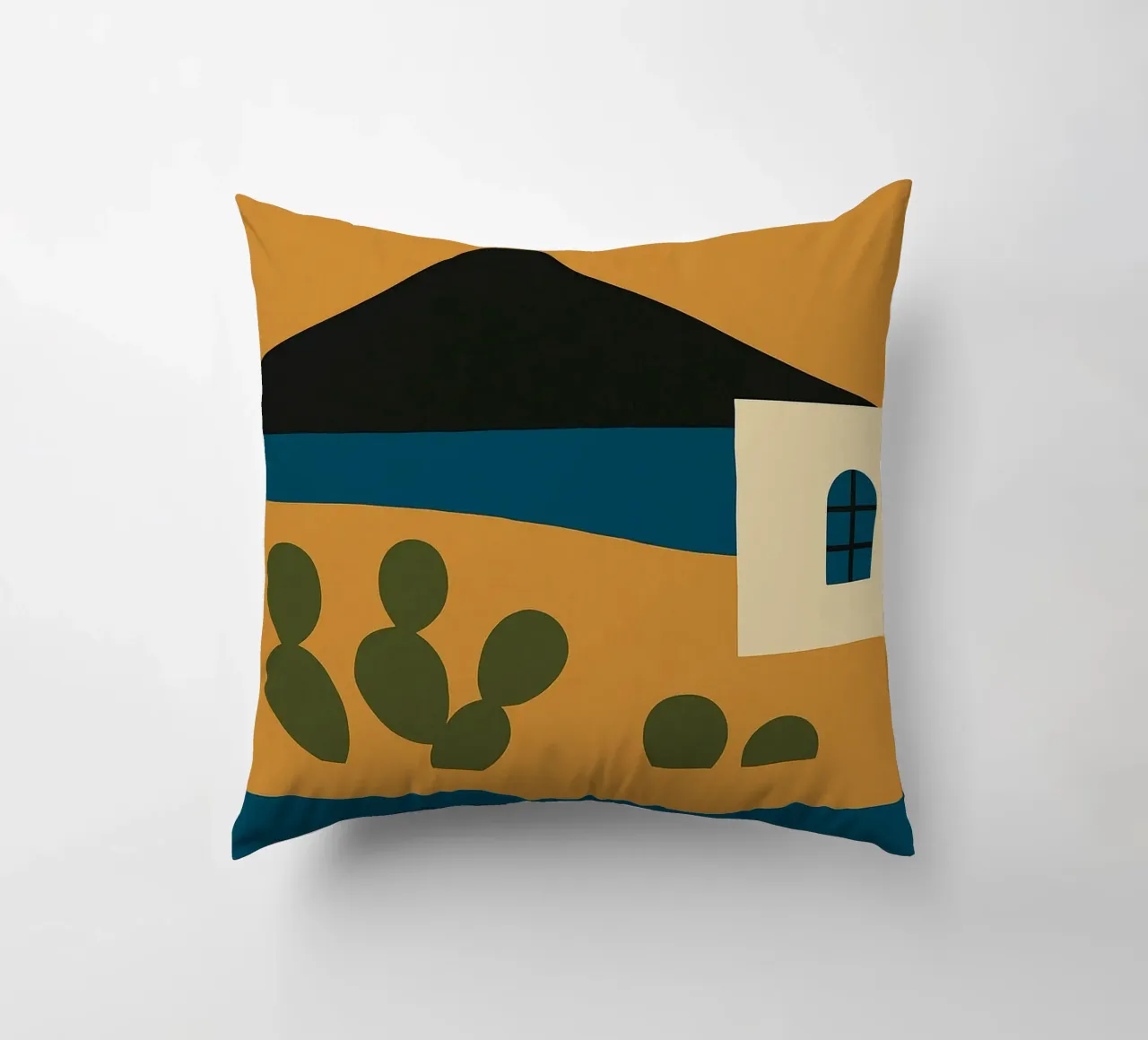 Isole Canarie - Fuga vulcanica in un poster di design cuscino da JETLAG | affiches voyage