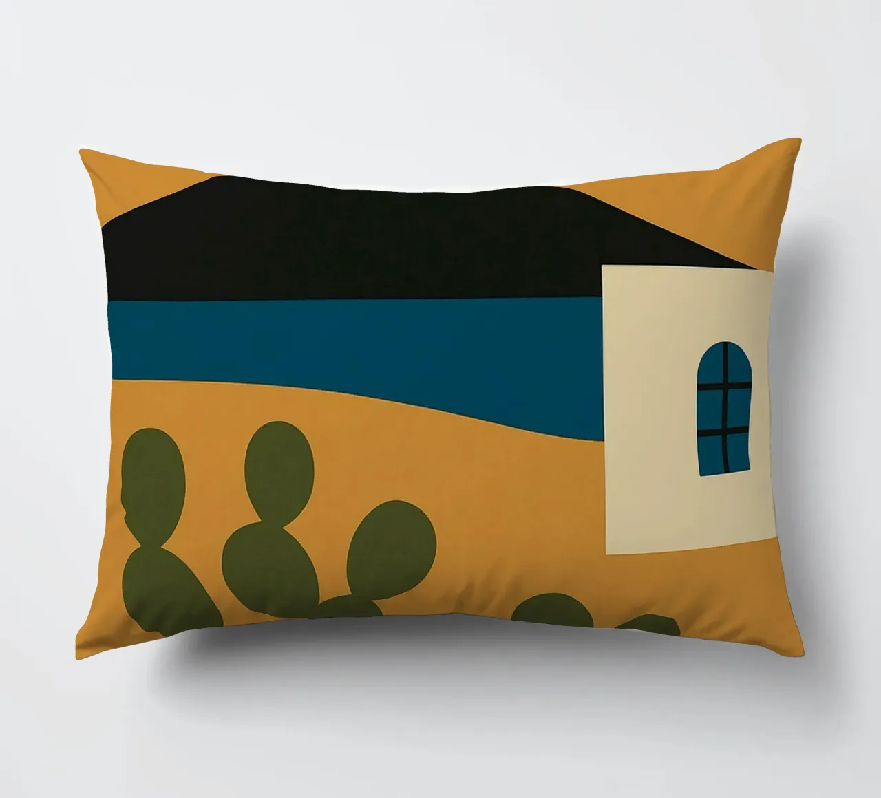 Isole Canarie - Fuga vulcanica in un poster di design cuscino da JETLAG | affiches voyage