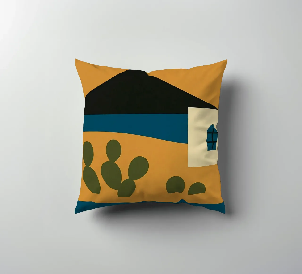 Isole Canarie - Fuga vulcanica in un poster di design cuscino da JETLAG | affiches voyage