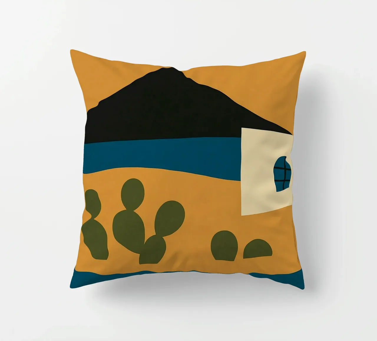 Isole Canarie - Fuga vulcanica in un poster di design cuscino da JETLAG | affiches voyage