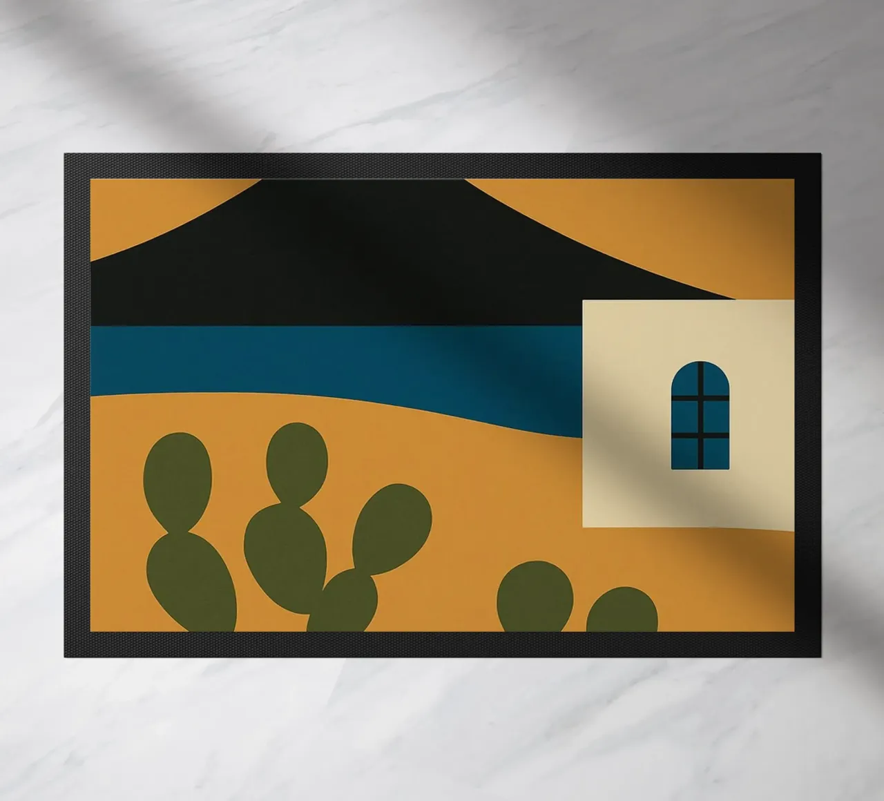 Isole Canarie - Fuga vulcanica in un poster di design zerbino da JETLAG | affiches voyage