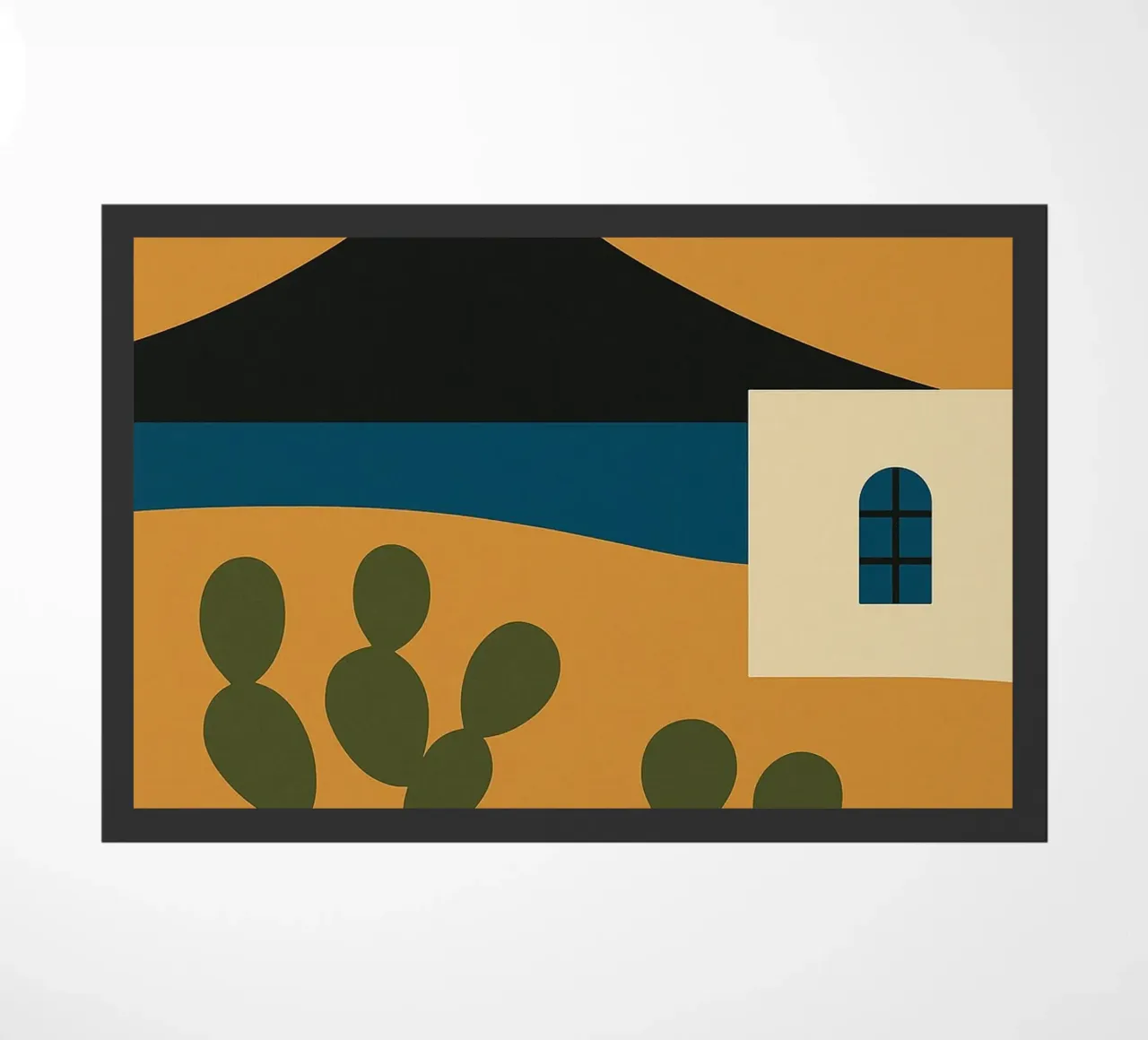 Isole Canarie - Fuga vulcanica in un poster di design zerbino da JETLAG | affiches voyage