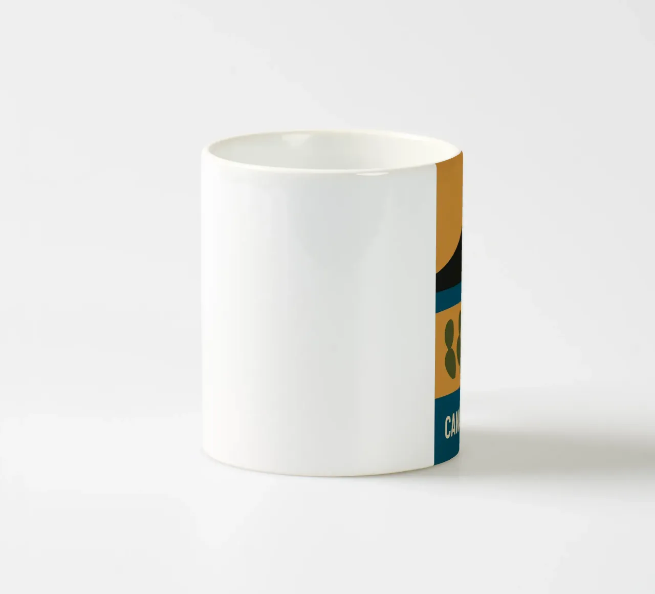 Isole Canarie - Fuga vulcanica in un poster di design tazza in ceramica da JETLAG | affiches voyage