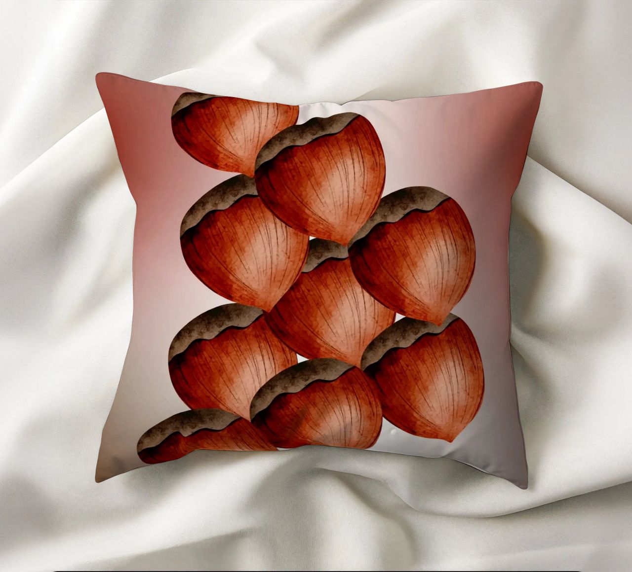 Nocciola 3D art - Taccuino minimalista cuscino da nsbdesign