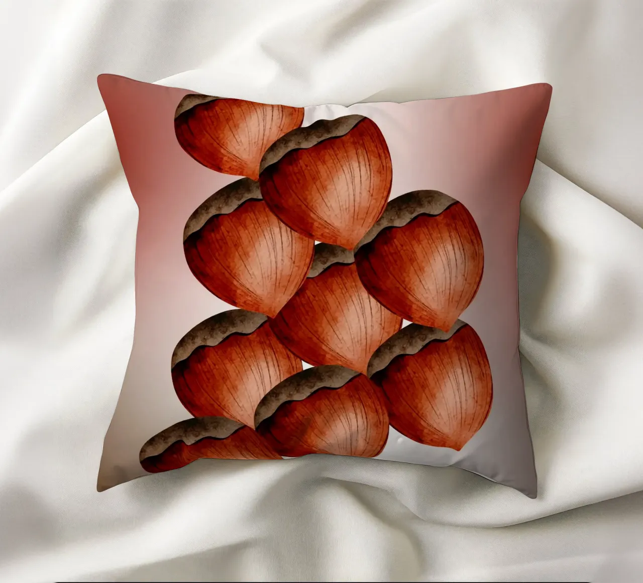 Nocciola 3D art - Taccuino minimalista cuscino da StrindesignStudio