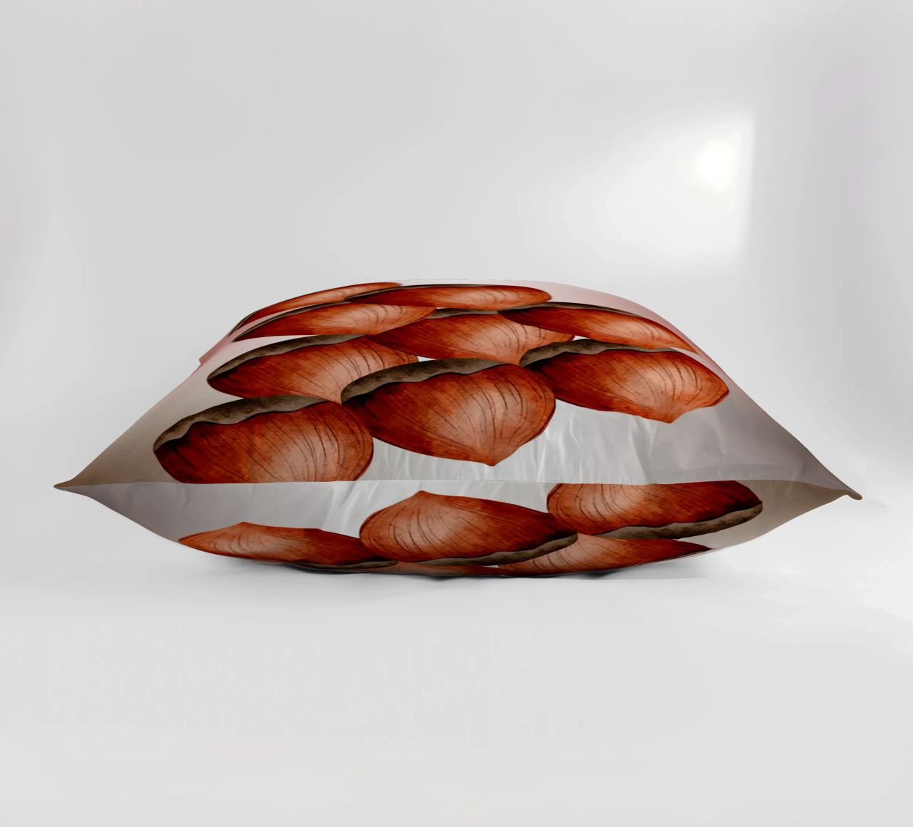 Nocciola 3D art - Taccuino minimalista cuscino da nsbdesign