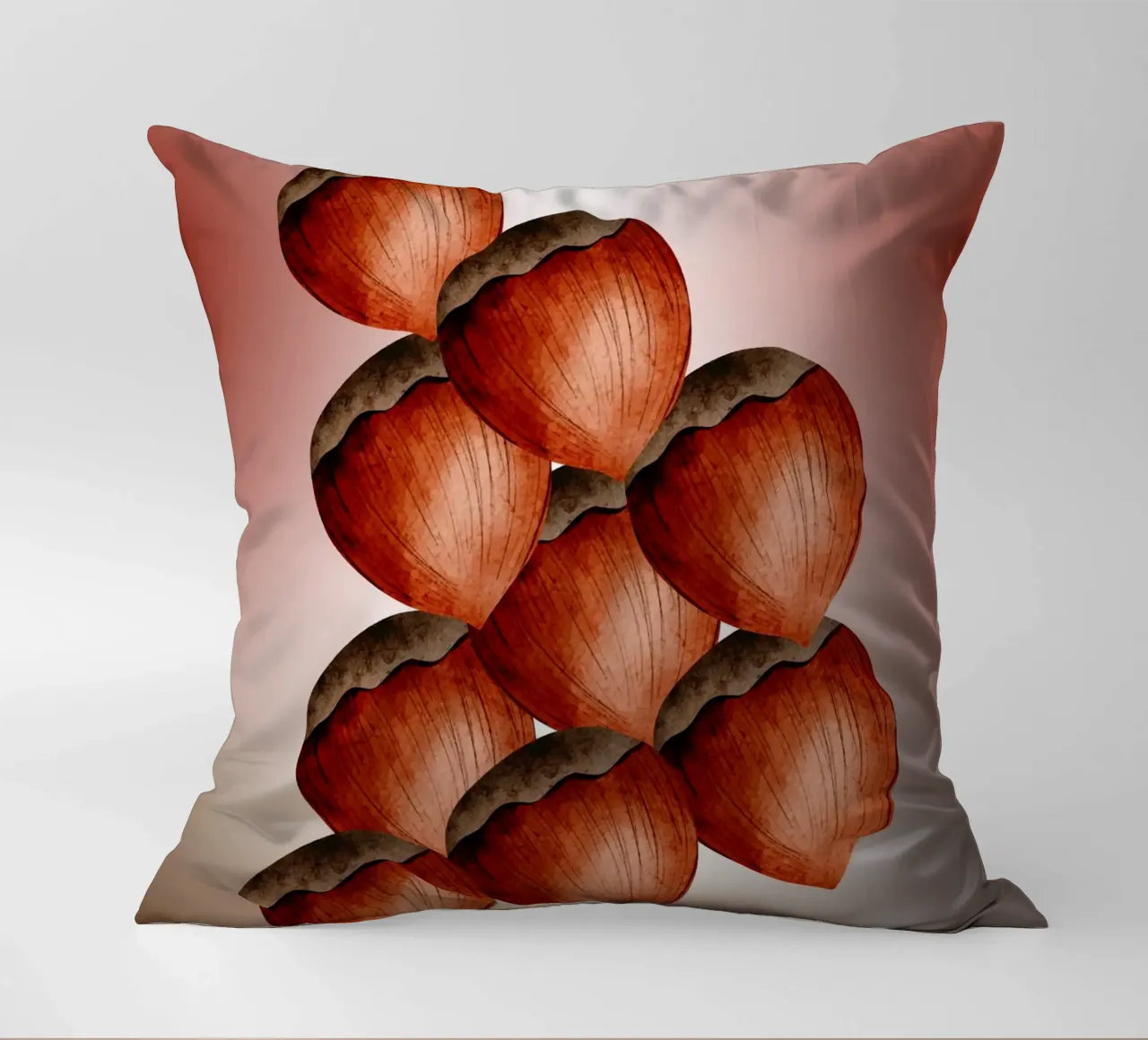 Nocciola 3D art - Taccuino minimalista cuscino da StrindesignStudio