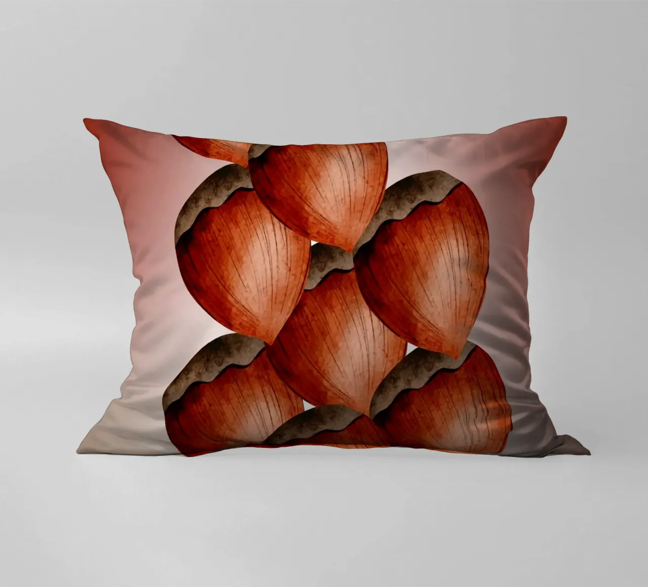 Nocciola 3D art - Taccuino minimalista cuscino da StrindesignStudio