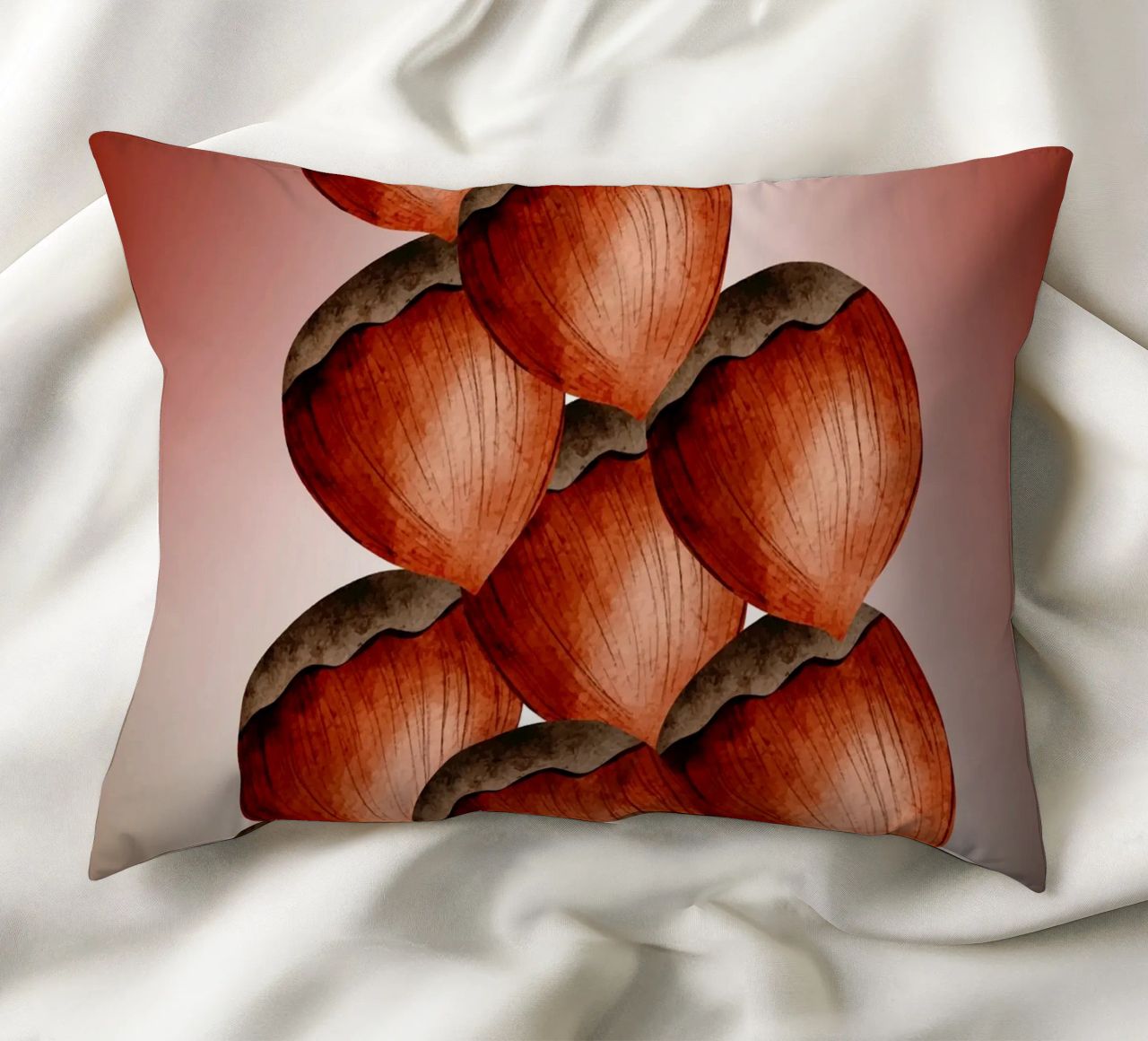 Nocciola 3D art - Taccuino minimalista cuscino da nsbdesign