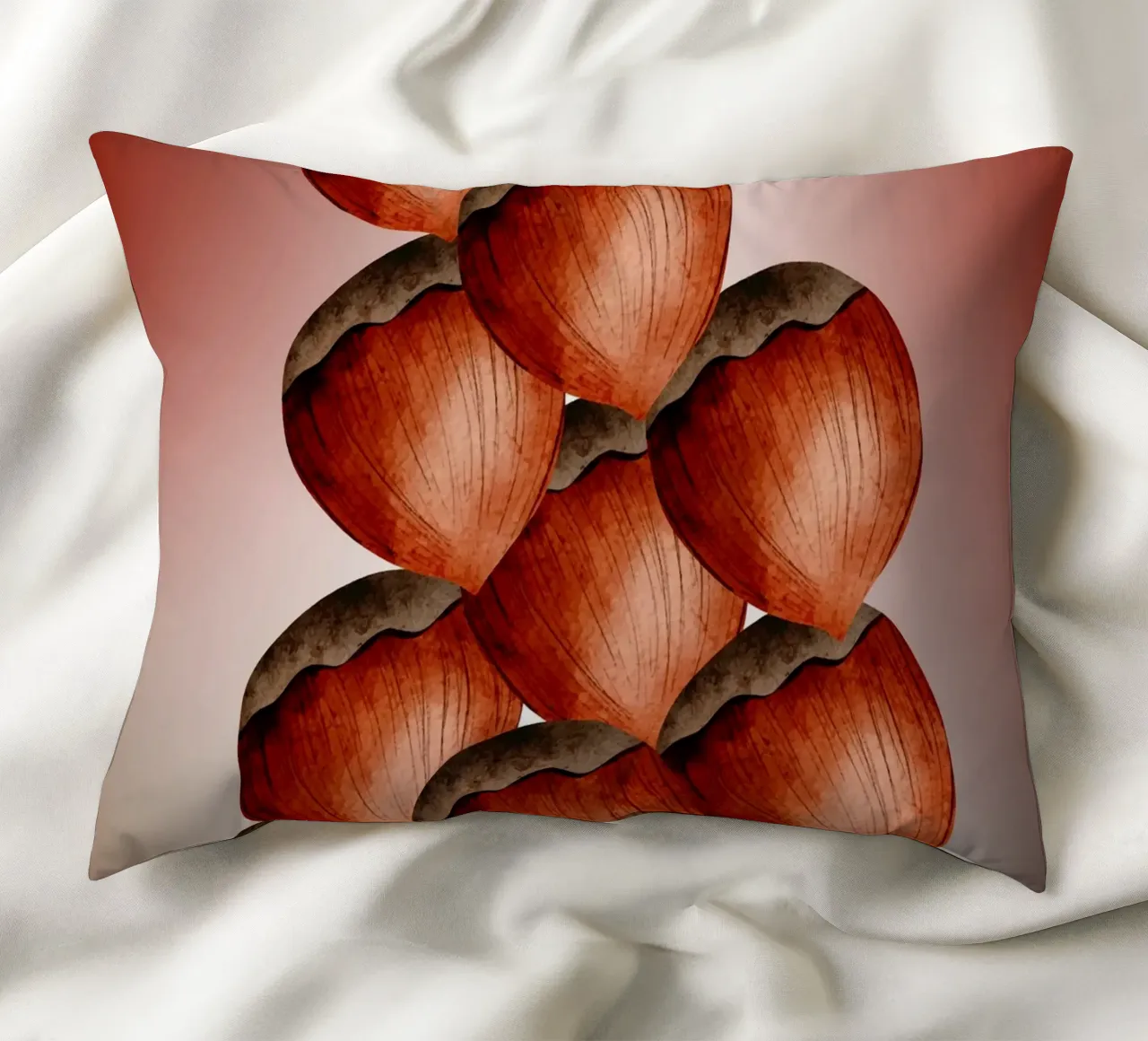 Nocciola 3D art - Taccuino minimalista cuscino da StrindesignStudio