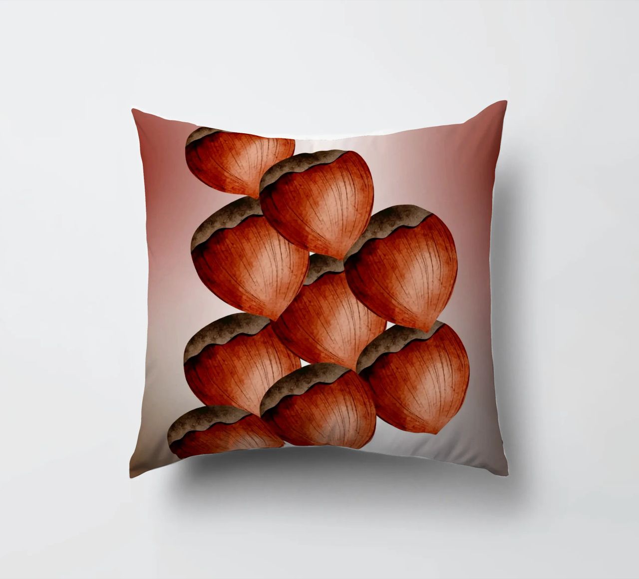 Nocciola 3D art - Taccuino minimalista cuscino da nsbdesign