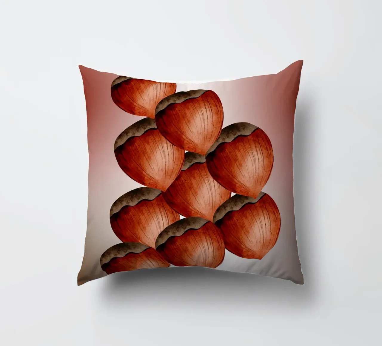 Nocciola 3D art - Taccuino minimalista cuscino da StrindesignStudio