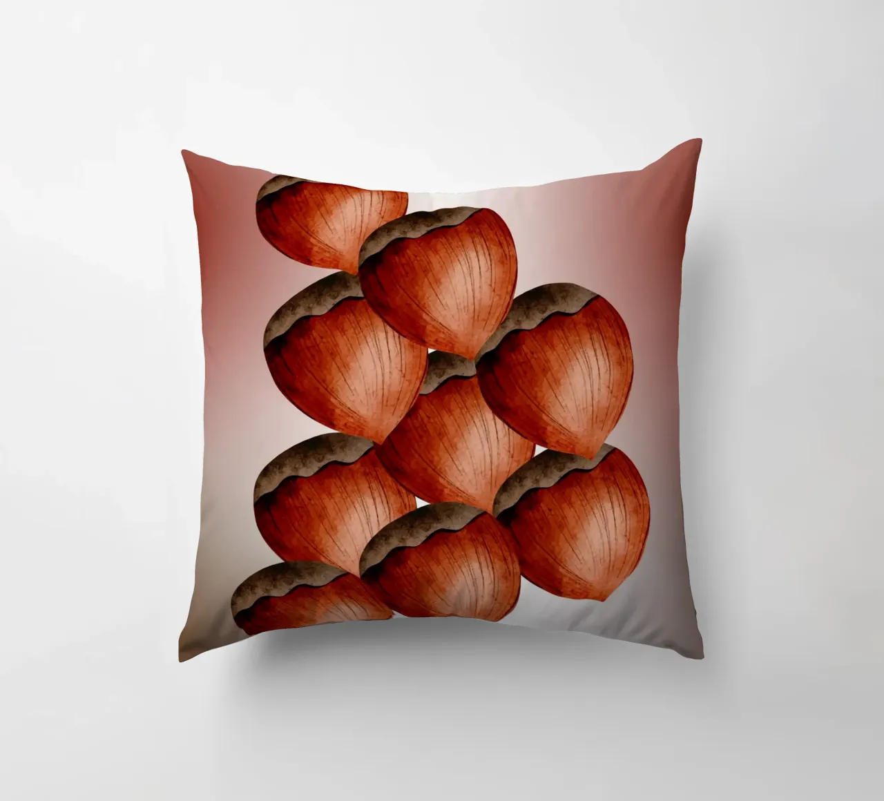 Nocciola 3D art - Taccuino minimalista cuscino da StrindesignStudio