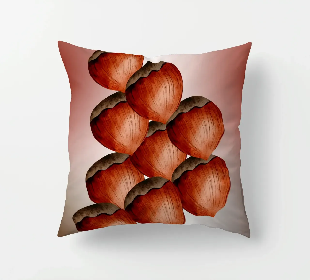 Nocciola 3D art - Taccuino minimalista cuscino da StrindesignStudio