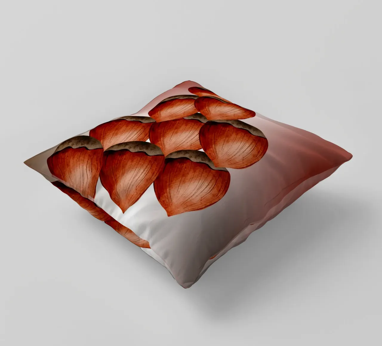 Nocciola 3D art - Taccuino minimalista cuscino da StrindesignStudio