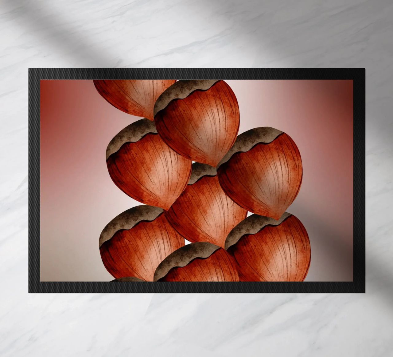 Nocciola 3D art - Taccuino minimalista zerbino da nsbdesign