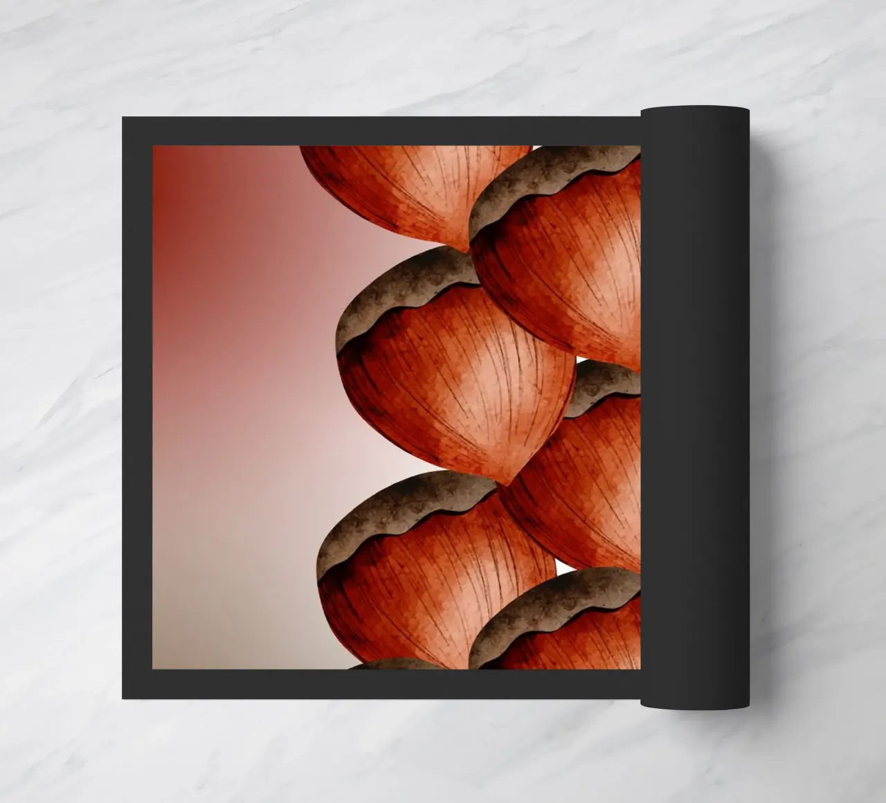 Noisette 3D Art - Carnet de notes minimaliste paillasson de StrindesignStudio
