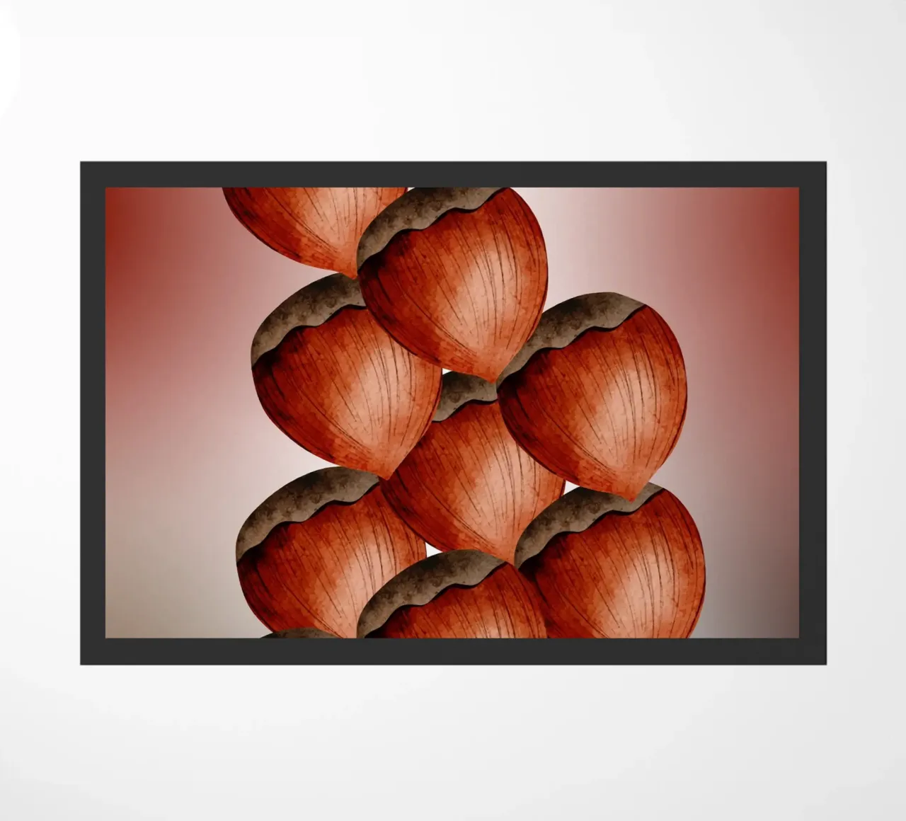 Noisette 3D Art - Carnet de notes minimaliste paillasson de StrindesignStudio